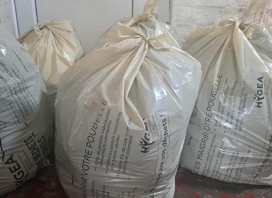 Sacs poubelles résiduels