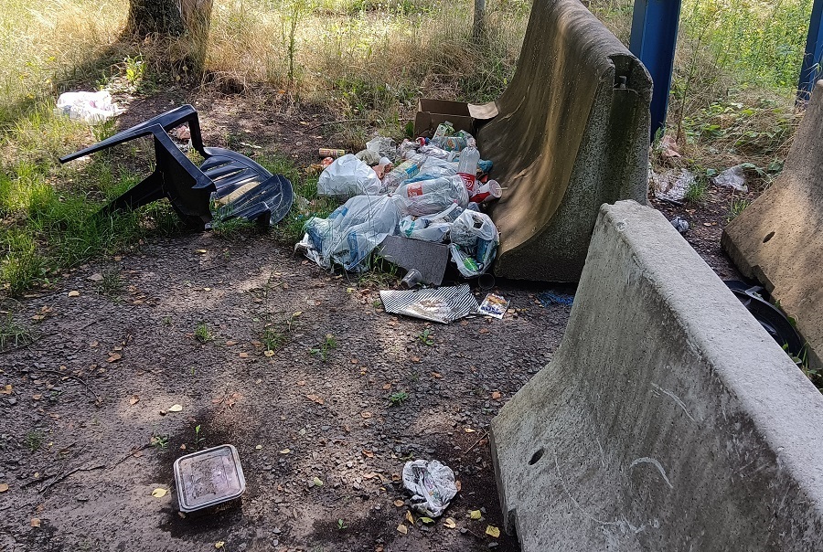 Déchets dans la nature