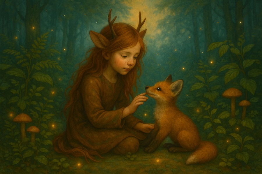 Les veilleurs d'AnimalWeb - Lina dans la forêt