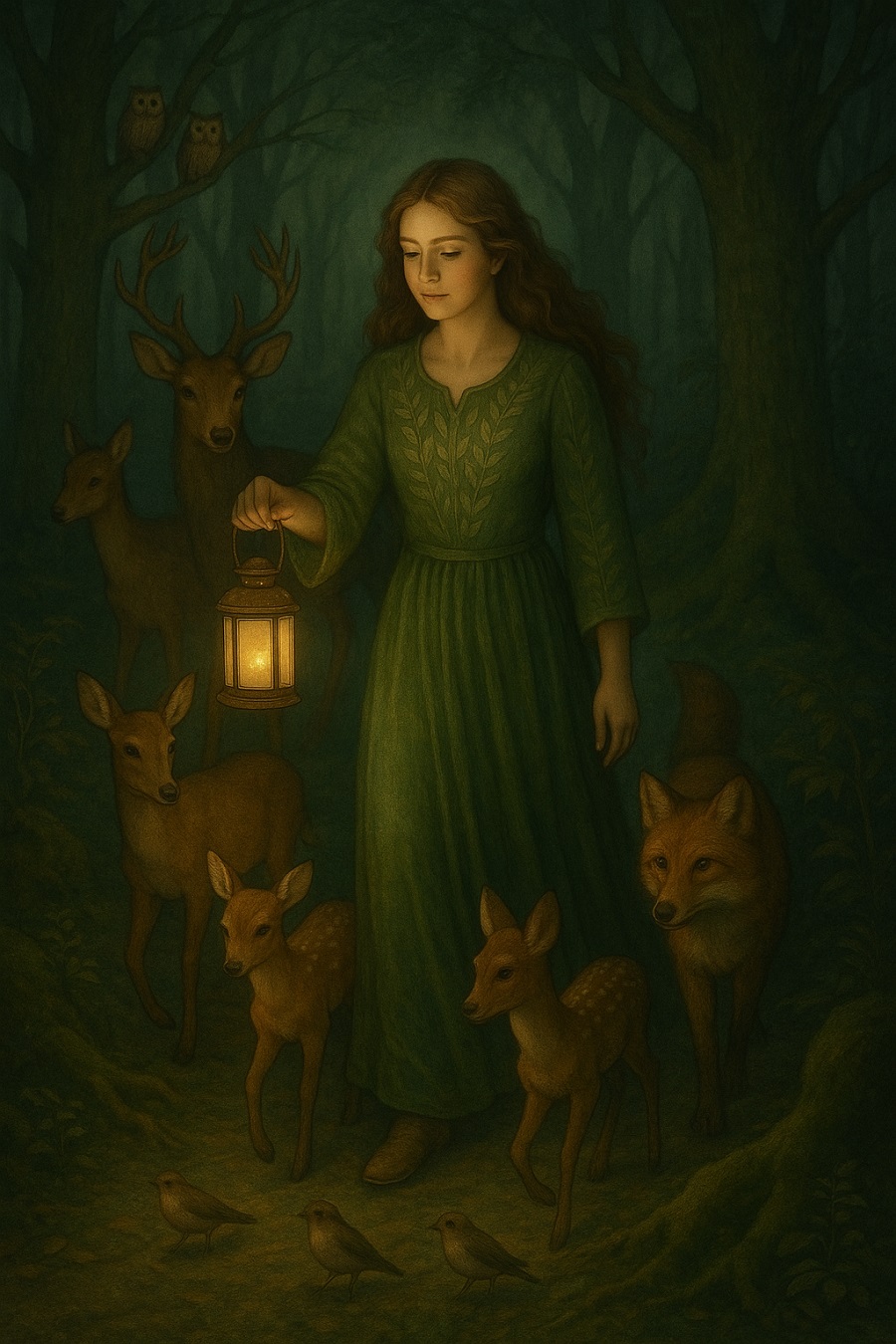 Les veilleurs d'AnimalWeb - Lucie dans la forêt