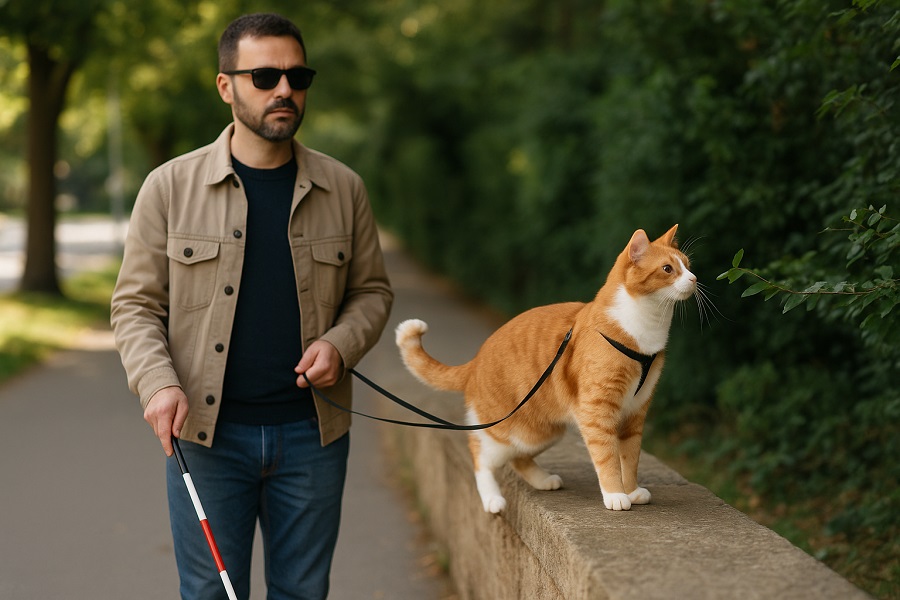 Chat d'aveugle