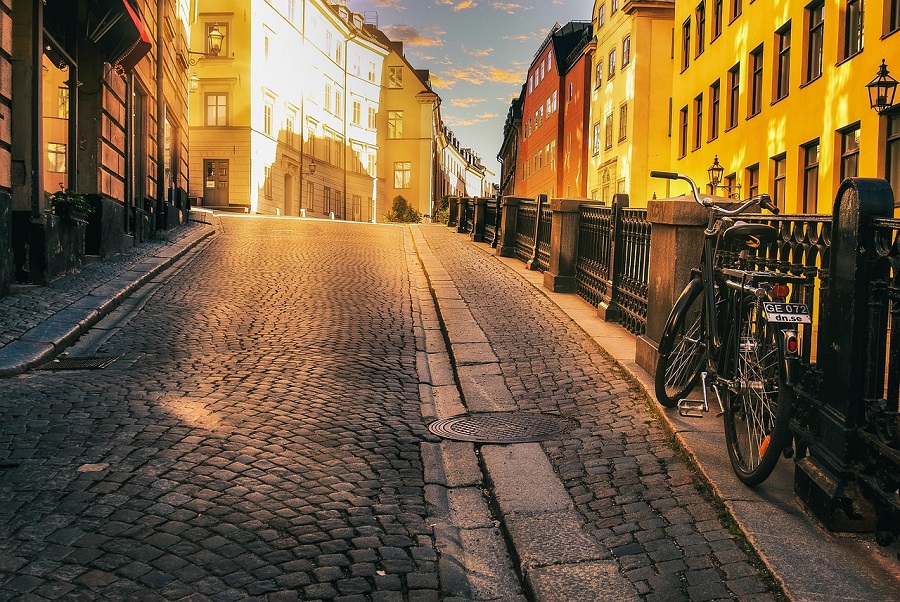 Rue de Stockholm en Suède