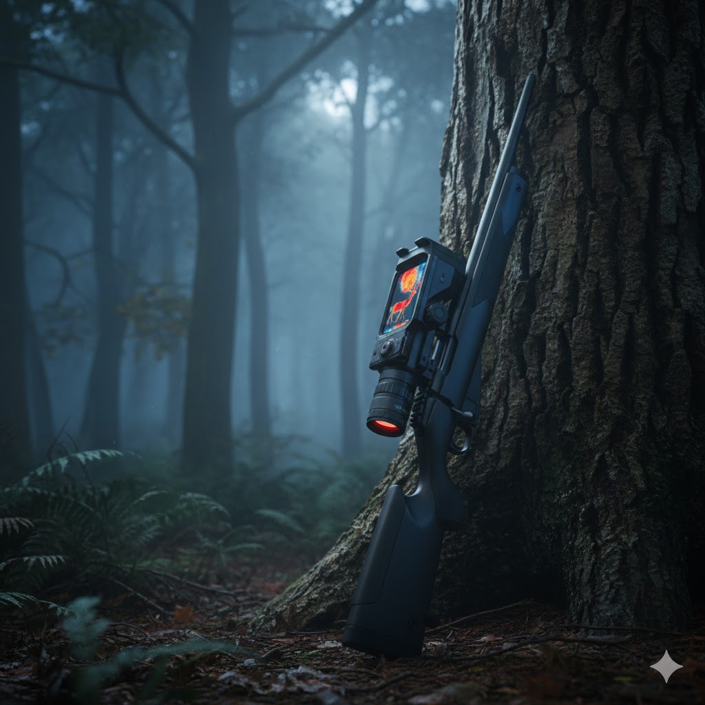 Fusils de chasse avec lunette de visée thermique