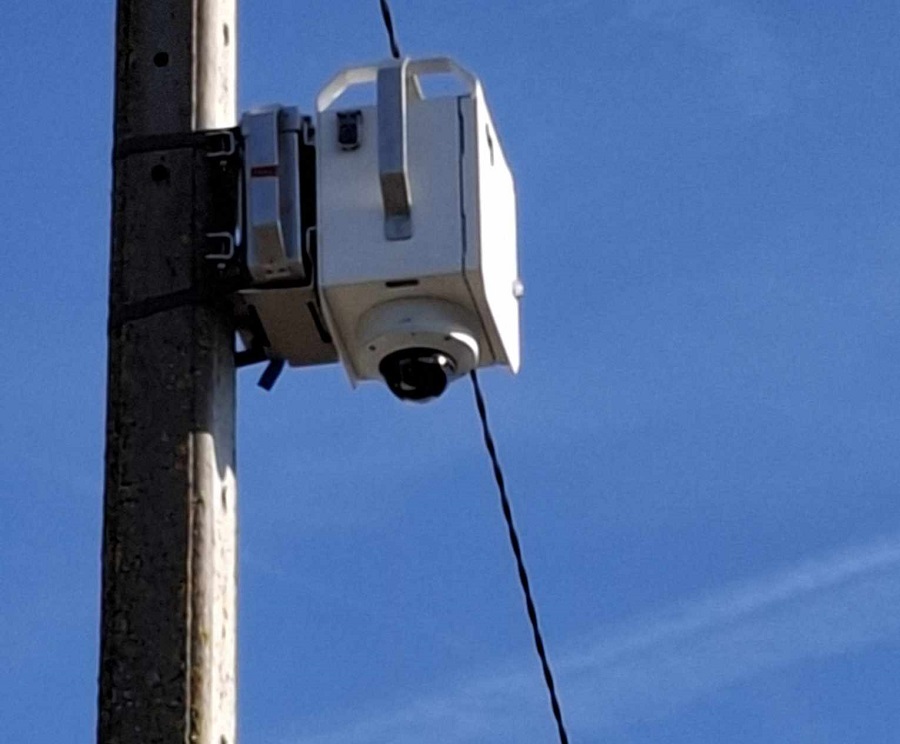 Camera contre les dépôts clandestins de déchets