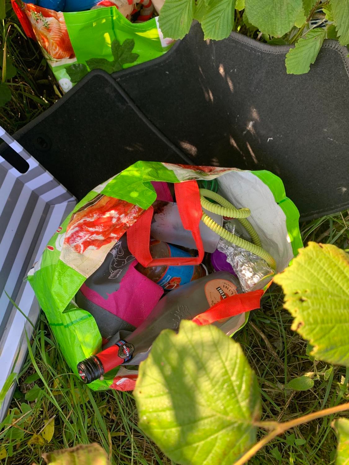 Déchets présents dans la nature