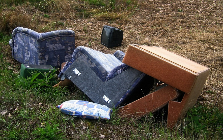 Déchets en campagne