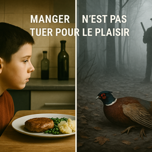 Illustration photo-réaliste en diptyque montrant à gauche un garçon en Illustration photo-réaliste en diptyque montrant à gauche un garçon en