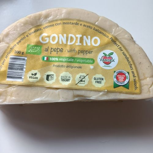 Fromage végétal aux poivres de la marque Gondino Fromage végétal aux poivres de la marque Gondino
