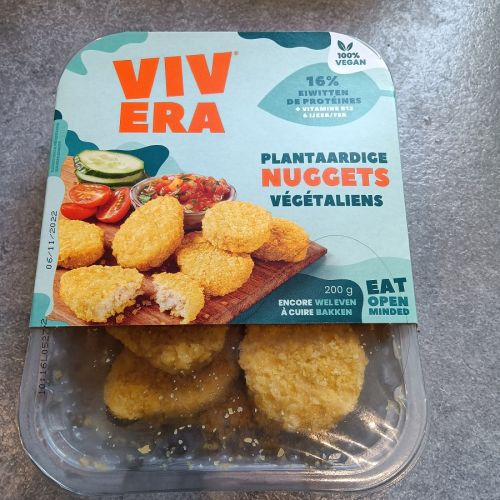 Les nuggets végétaux de Vivera AnimalWeb Belgique
