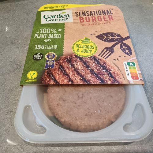 Sensational Burger Végétal de Garden Gourmet AnimalWeb Belgique