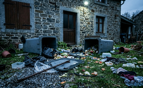 Jardin ardennais attaqué à la barre de fer